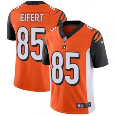 Youth Nike Cincinnati Bengals 85 Tyler Eifert Vapor Untouchable Limited Orange Alternate NFL Jersey