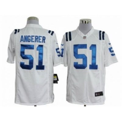 Nike Indianapolis Colts 51 Pat Angerer white Game NFL Jersey