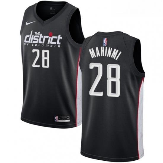 Womens Nike Washington Wizards 28 Ian Mahinmi Swingman Black NBA Jersey City Edition