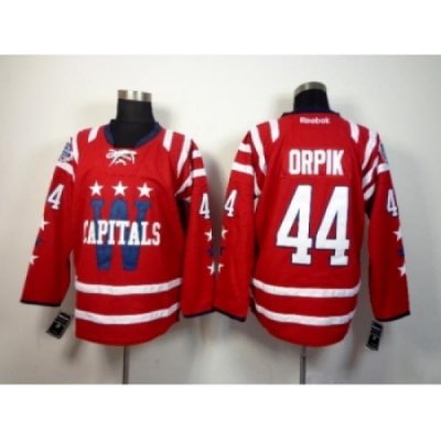 NHL Washington Capitals #44 Brooks Orpik Red Stitched Jerseys(2015 Winter Classic)