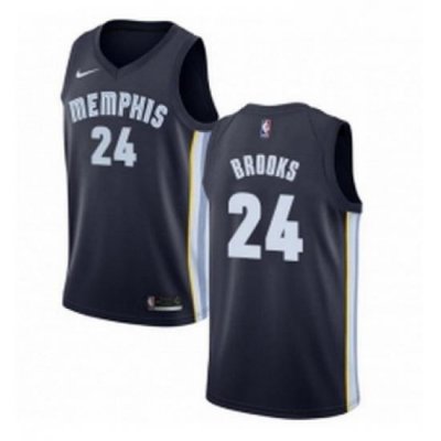 Youth Nike Memphis Grizzlies 24 Dillon Brooks Swingman Navy Blue Road NBA Jersey Icon Edition