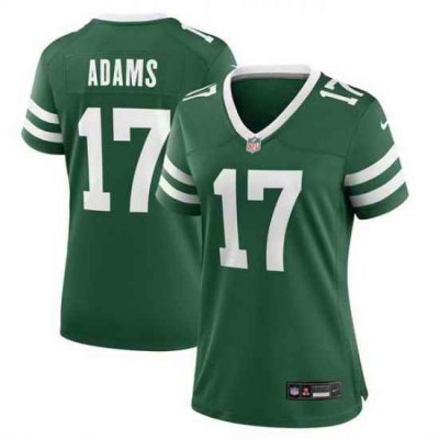 Women New York Jets 17 Davante Adams Green Stitched Jersey