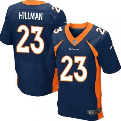 Nike Broncos #23 Ronnie Hillman Navy Blue Alternate Mens Stitched NFL New Elite Jersey