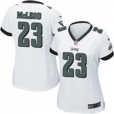 womens nike philadelphia eagles #23 rodney mcleod  white nfl jersey