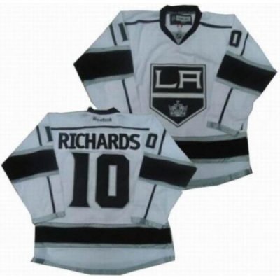 Los Angeles Kings 10# Mike Richards white jersey