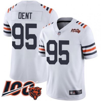 Men Chicago Bears 95 Richard Dent White 100th Season Limited Football Jersey