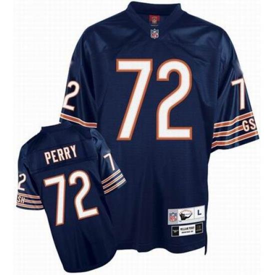 Chicago Bears William Perry jersey 72 Premier Throwback blue