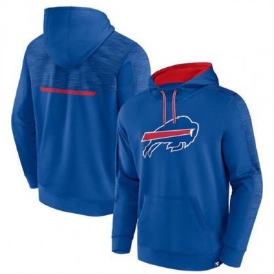 Men Buffalo Bills Royal Defender Evo Pullover Hoodie