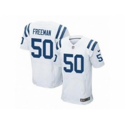 Nike Indianapolis Colts 50 Jerrell Freeman White Elite NFL Jersey