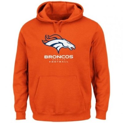 NFL Denver Broncos Critical Victory Pullover Hoodie Orange