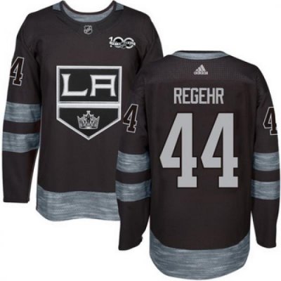 Kings #44 Robyn Regehr Black 1917 2017 100th Anniversary Stitched NHL Jersey