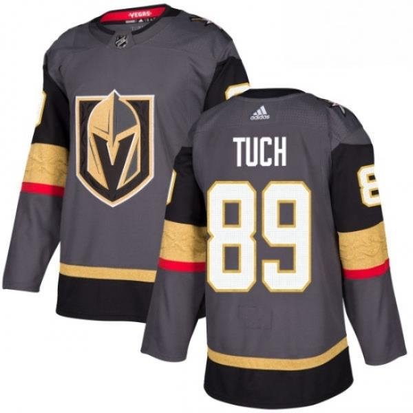 Youth Adidas Vegas Golden Knights 89 Alex Tuch Authentic Gray Home NHL Jersey