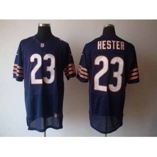 Nike Chicago bears 23 Devin Hester blue Elite NFL Jersey