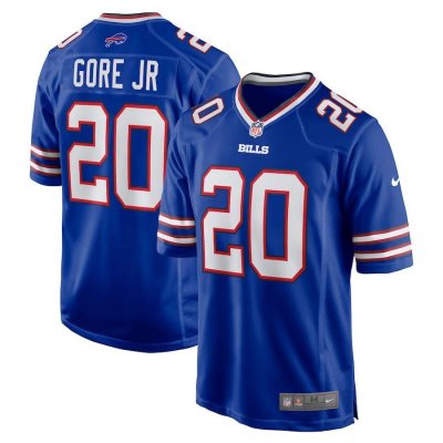 Men's Buffalo Bills #20 JORE JR Blue 2024 Stitched Game Jersey