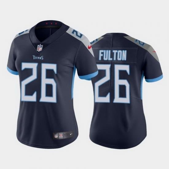 women kristian fulton tennessee titans navy vapor limited jersey