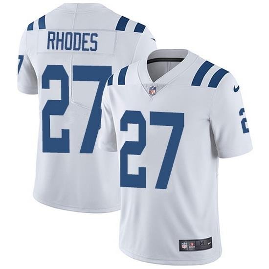 Nike Colts 27 Xavier Rhodes White Men Stitched NFL Vapor Untouchable Limited Jersey