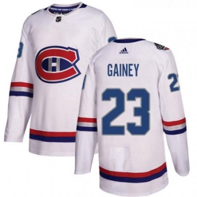 Youth Adidas Montreal Canadiens 23 Bob Gainey Authentic White 2017 100 Classic NHL Jersey