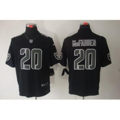 Nike Oakland Raiders 20 Darren Mcfadden Black Limited Impact NFL Jersey