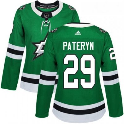 Womens Adidas Dallas Stars 29 Greg Pateryn Premier Green Home NHL Jersey