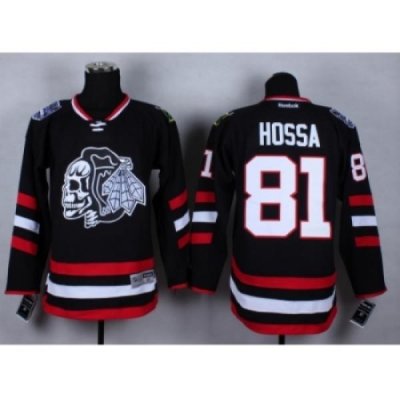 NHL Chicago Blackhawks #81 Marian Hossa Stitched black jerseys[2014 new]