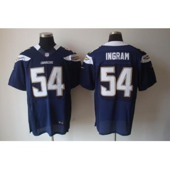 Nike San Diego Chargers 54 Melvin Ingram Dark Blue Elite NFL Jersey