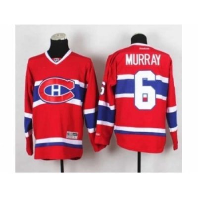 NHL Jerseys Montreal Canadiens #6 Murray red