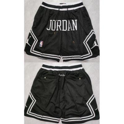 Men Michael Jordan Black Shorts