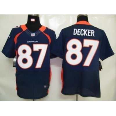 Nike Denver Broncos 87 Eric Decker blue Elite NFL Jersey