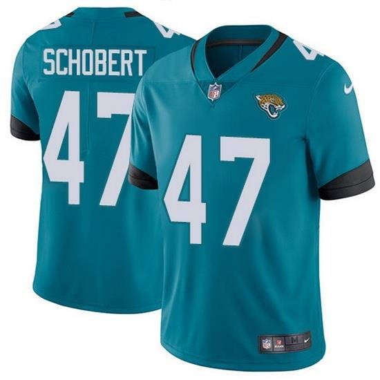 Nike Jaguars 47 Joe Schobert Teal Green Alternate Men Stitched NFL Vapor Untouchable Limited Jersey