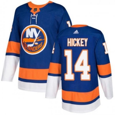 Youth Adidas New York Islanders 14 Thomas Hickey Authentic Royal Blue Home NHL Jersey