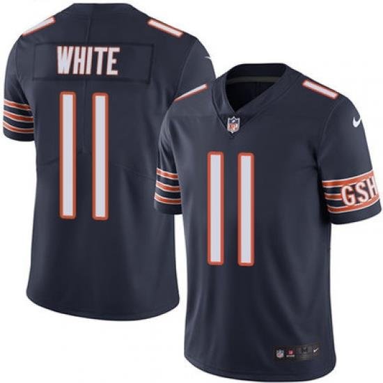 Nike Bears #11 Kevin White Navy Blue Team Color Mens Stitched NFL Vapor Untouchable Limited Jersey