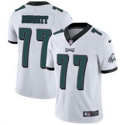 Nike Eagles #77 Michael Bennett White Youth Stitched NFL Vapor Untouchable Limited Jersey