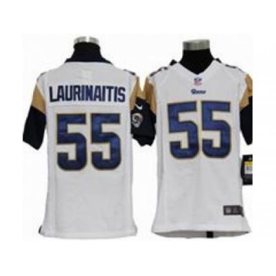 Youth Nike Youth St. Louis Rams #55 James Laurinaitis White jerseys