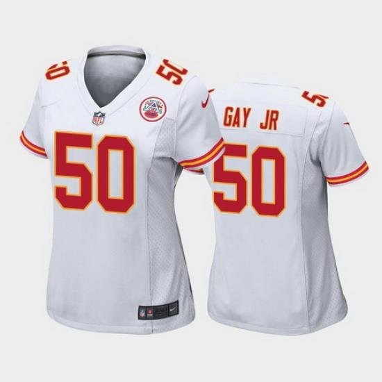 women willie gay jr. kansas city chiefs white game jersey