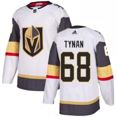 Youth Adidas Vegas Golden Knights 68 TJ Tynan Authentic White Away NHL Jersey