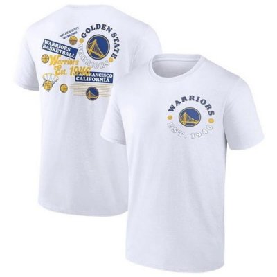 Men Golden State Warriors 2022 White Street Collective T Shirt