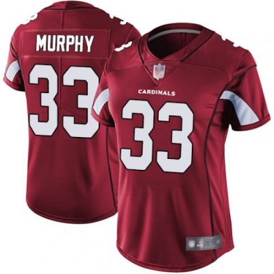 Cardinals 33 Byron Murphy Red Team Color Women Stitched Football Vapor Untouchable Limited Jersey