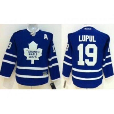 Women Toronto Maple Leafs 19 Joffrey Lupul Blue NHL Jerseys