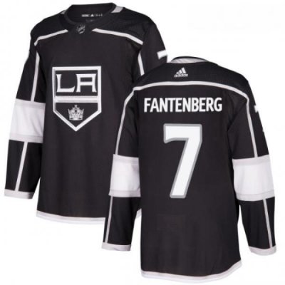 Youth Adidas Los Angeles Kings 7 Oscar Fantenberg Authentic Black Home NHL Jersey