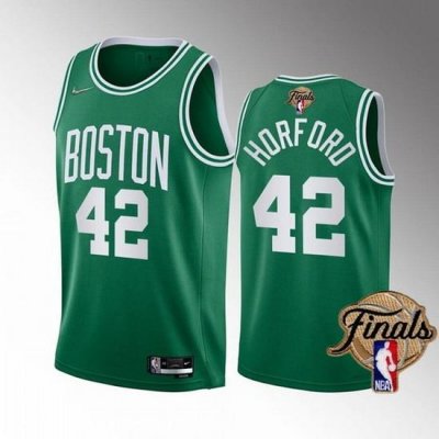 Men Boston Celtics 42 Al Horford 2022 Green NBA Finals Stitched Jersey