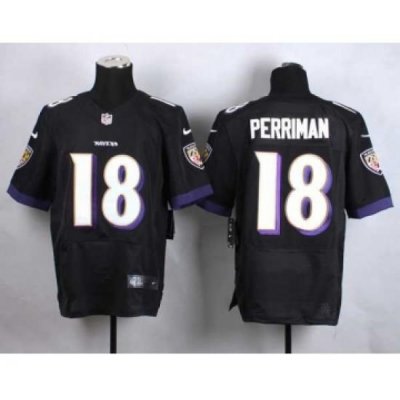 nike jerseys baltimore ravens 18 perriman black[Elite]