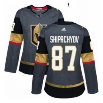 Womens Adidas Vegas Golden Knights 87 Vadim Shipachyov Authentic Gray Home NHL Jersey