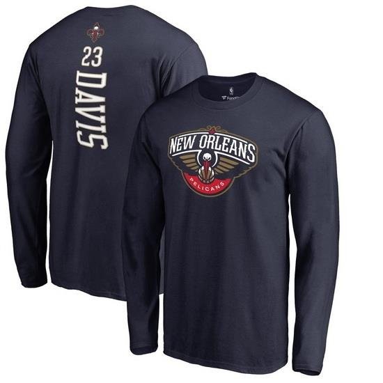 New Orleans Pelicans Men Long T Shirt 002