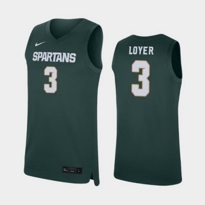 Michigan State Spartans Foster Loyer Green Replica Men'S Jersey