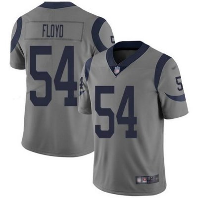 Nike Rams 54 Leonard Floyd Gray Men Stitched NFL Limited Inverted Legend Jersey