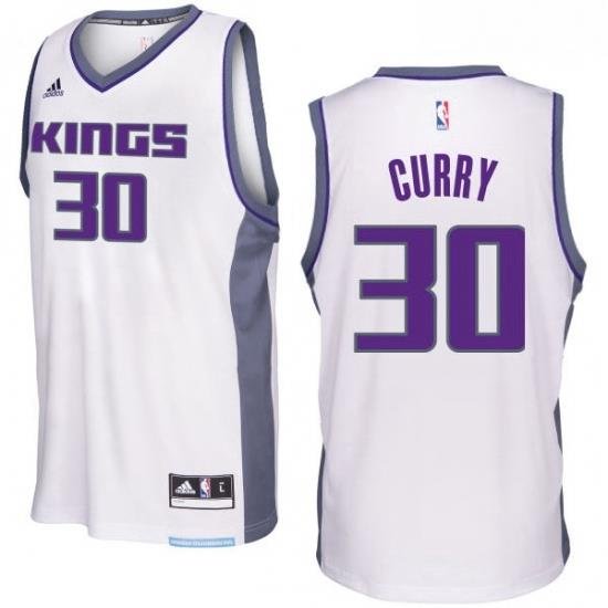 Sacramento Kings 30 Seth Curry 2016 17 Seasons White Home New Swingman Jersey