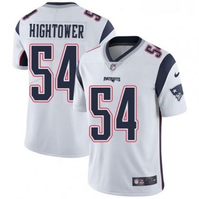 Mens Nike New England Patriots 54 Donta Hightower White Vapor Untouchable Limited Player NFL Jersey