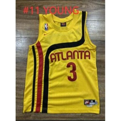 Trae Young Atlanta Hawks Yellow Nike Jersey