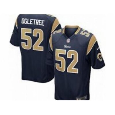 Nike St. Louis Rams 52 Alec Ogletree Blue Game NFL Jersey