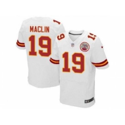 Nike Kansas City Chiefs 19 Jeremy Maclin white Elite NFL Jersey